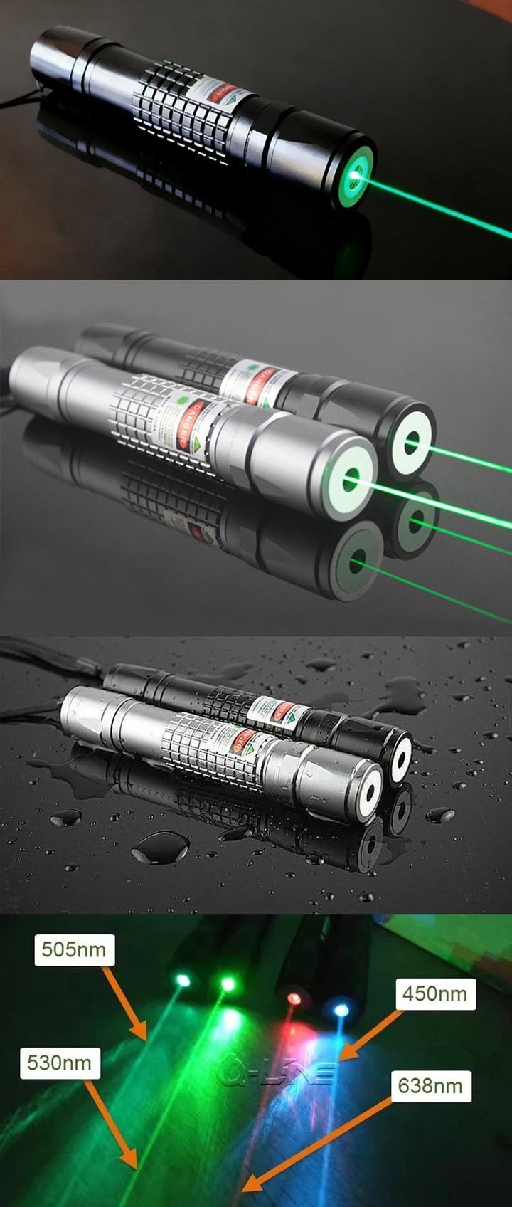 Pointeur laser 505 nm étanche