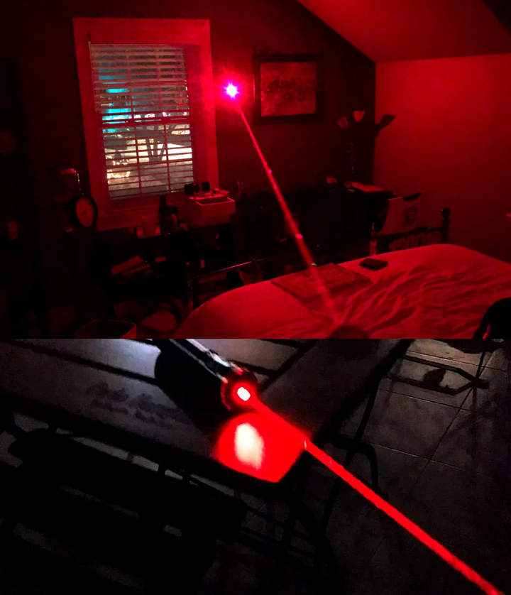 Pointeur laser rouge puissant