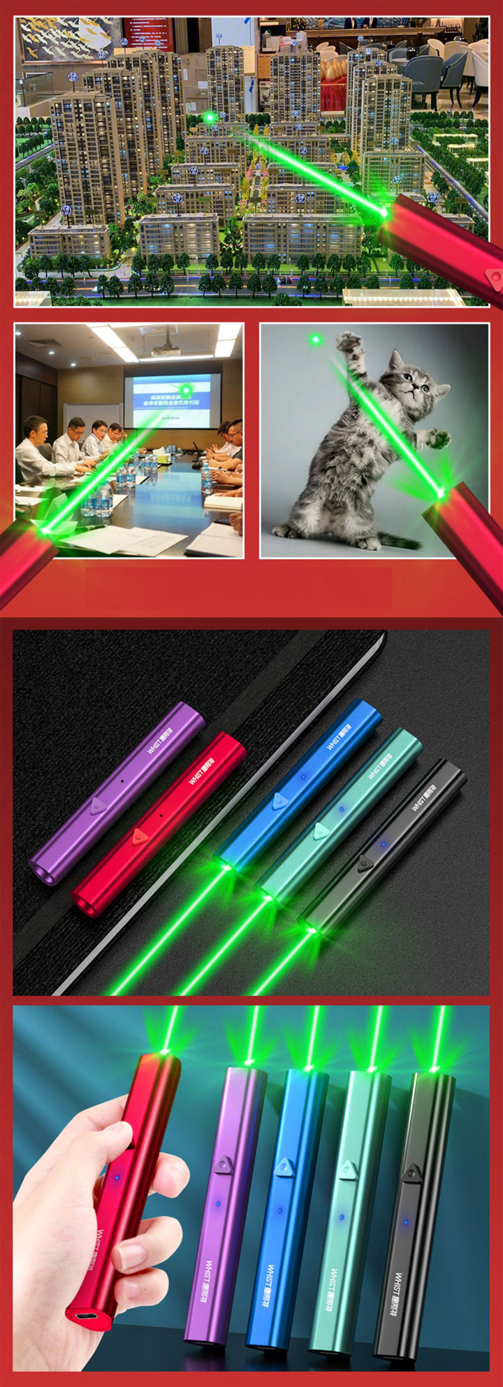 Pointeur laser vert USB