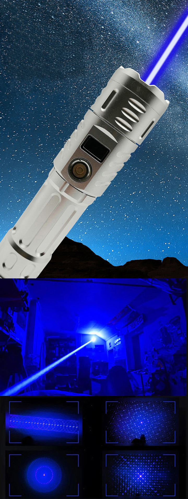 pointeur laser bleu 1600mW