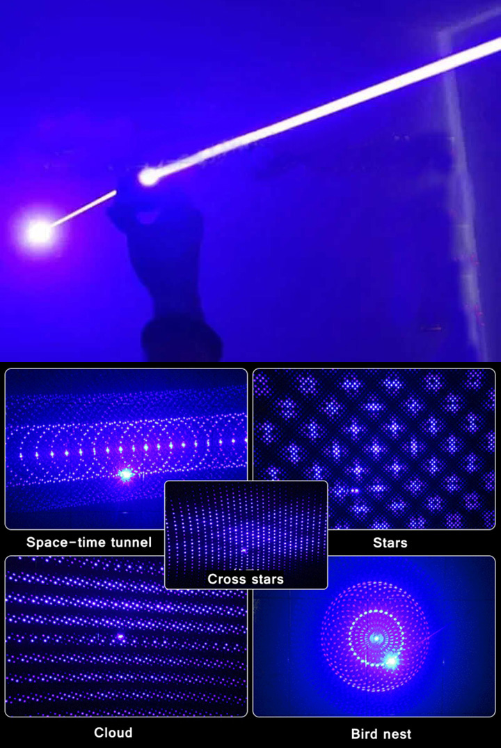 laser bleu double faisceau
