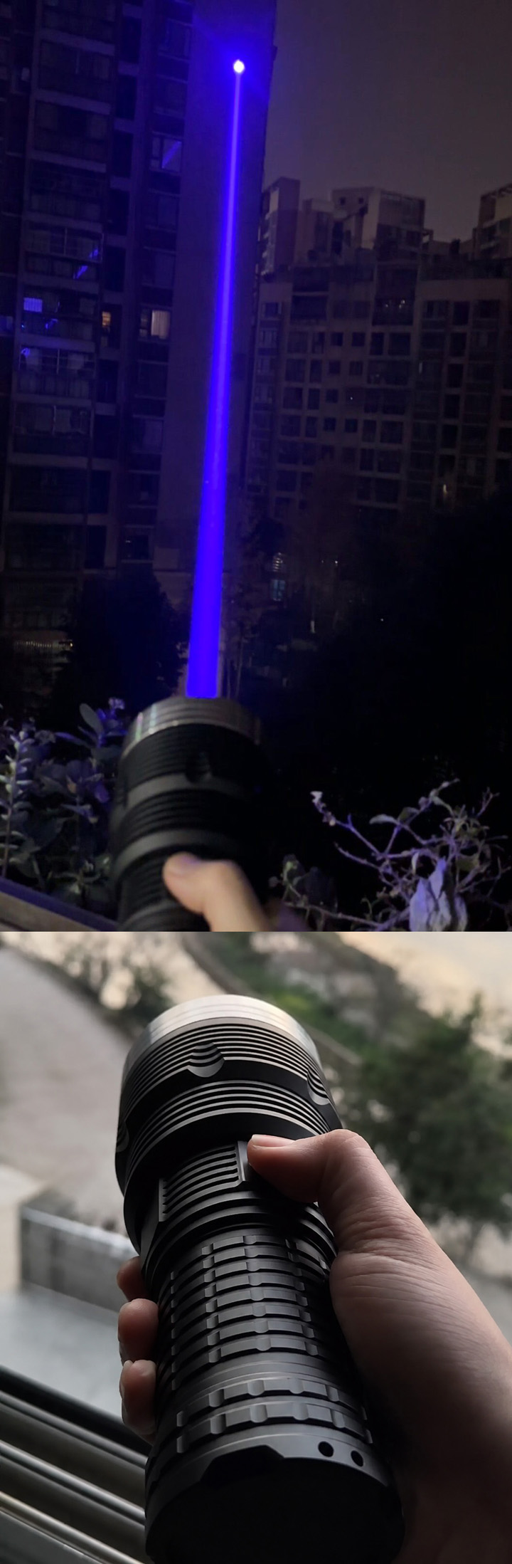 Pointeur laser bleu surpuissant