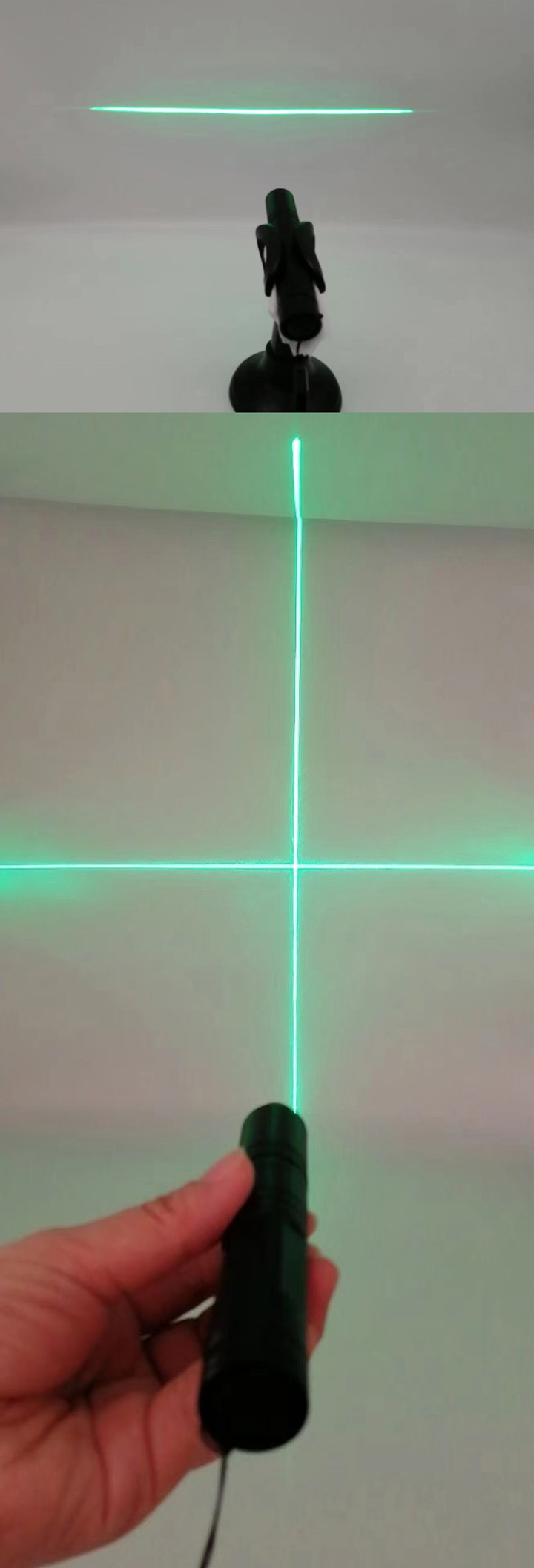 Pointeur laser vert ligne / croix
