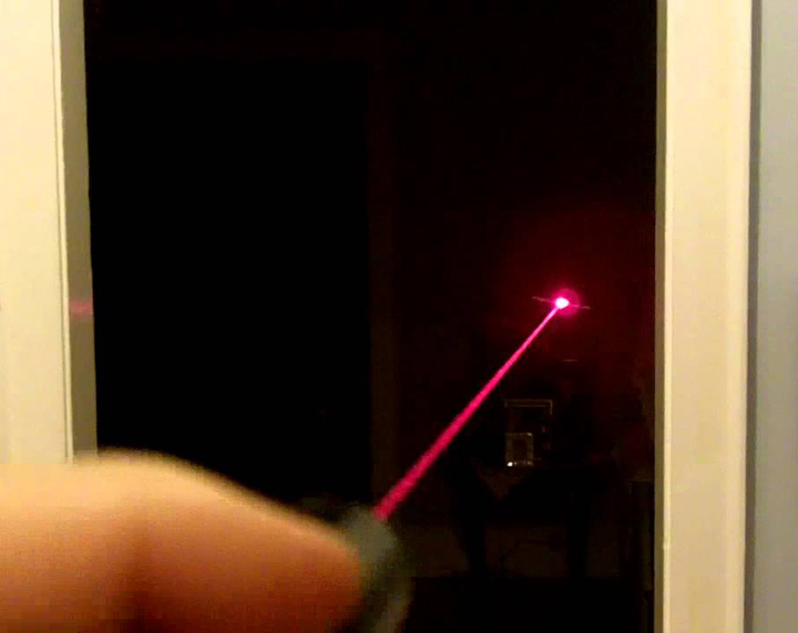pointeur laser rouge plongée