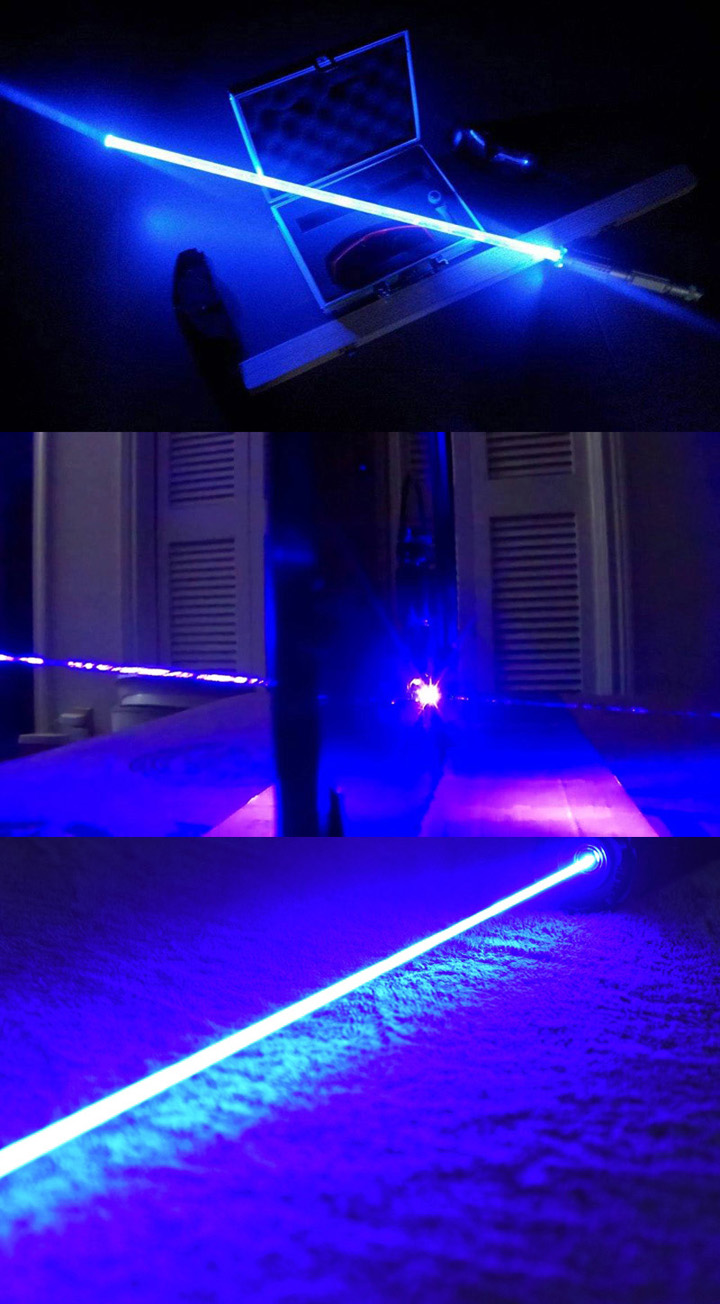 Le pointeur laser bleu le plus puissant