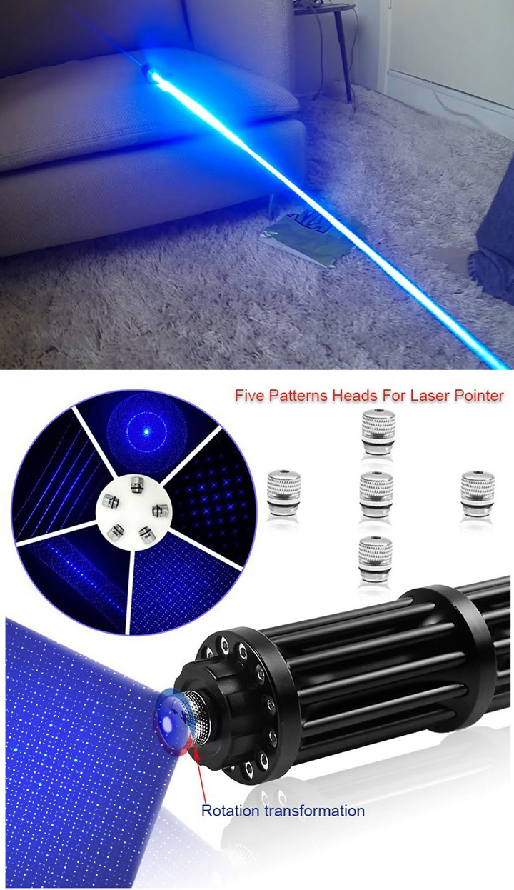 laser bleu super puissant