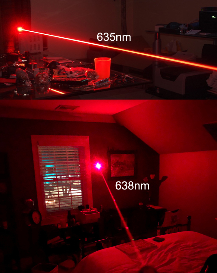 pointeur laser rouge puissant