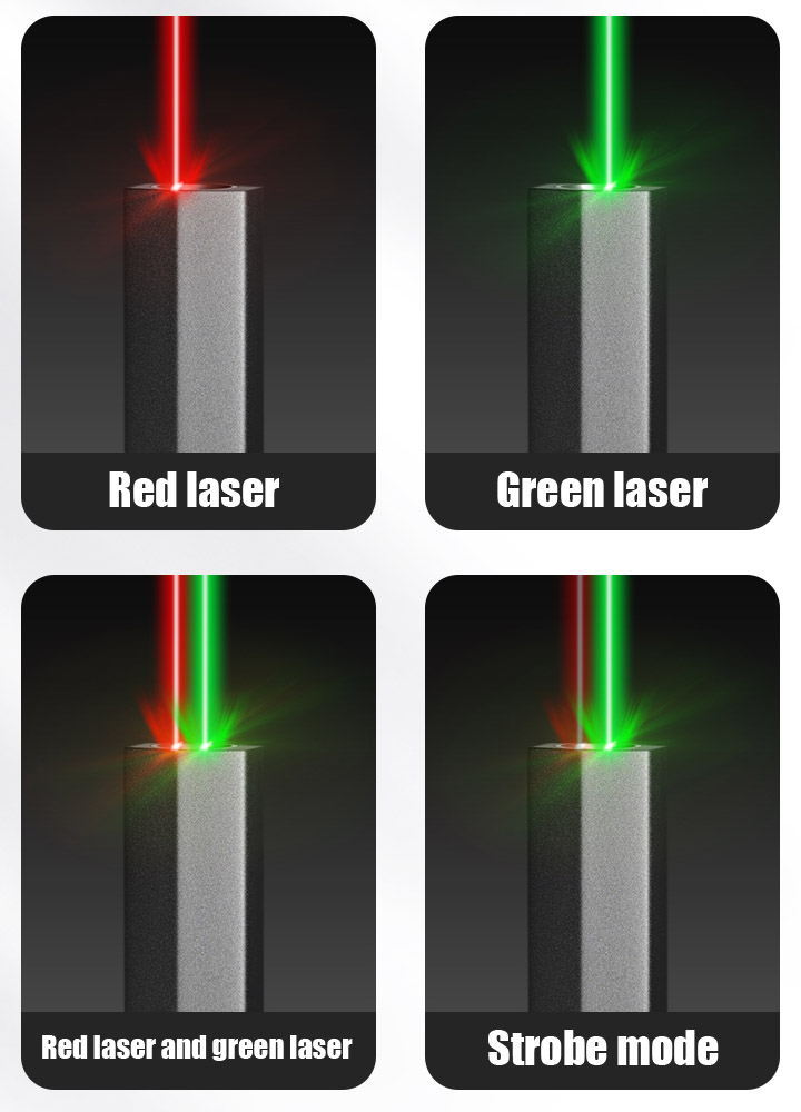 laser vert / rouge