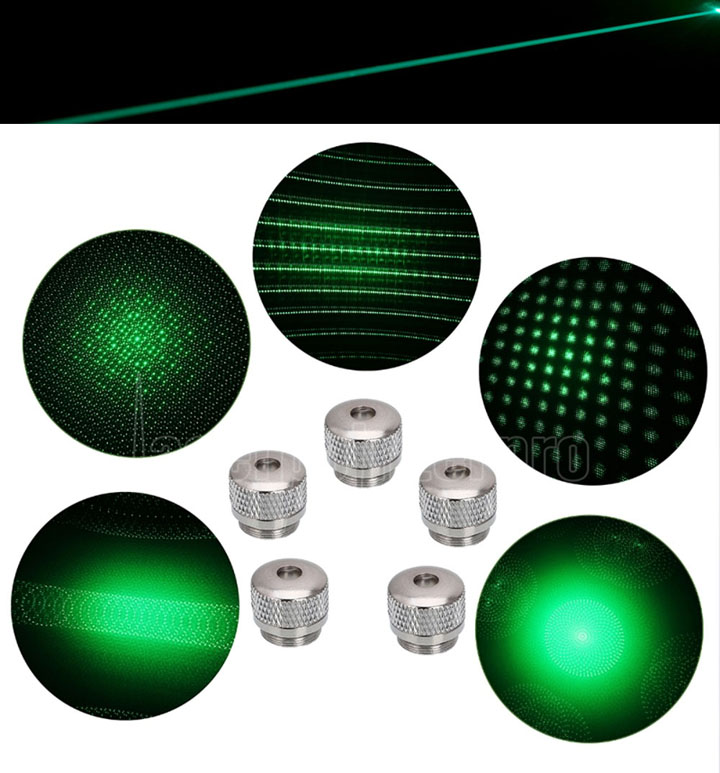 Pointeur laser vert avec motifs