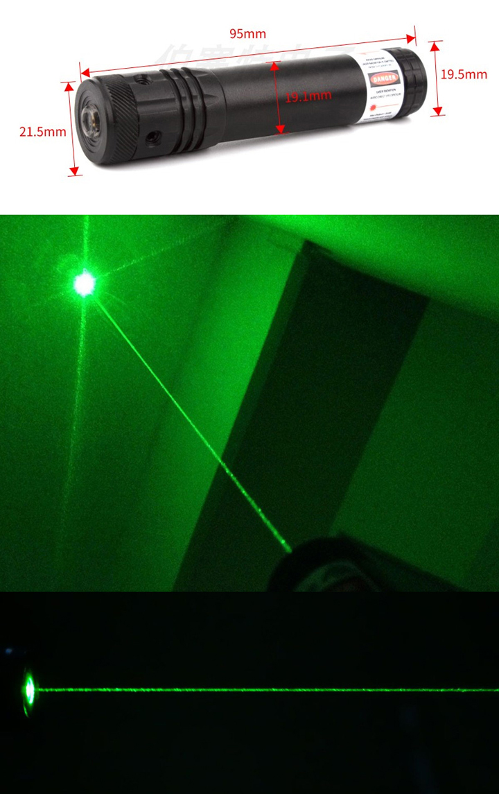 Pointeur laser vert longue distance