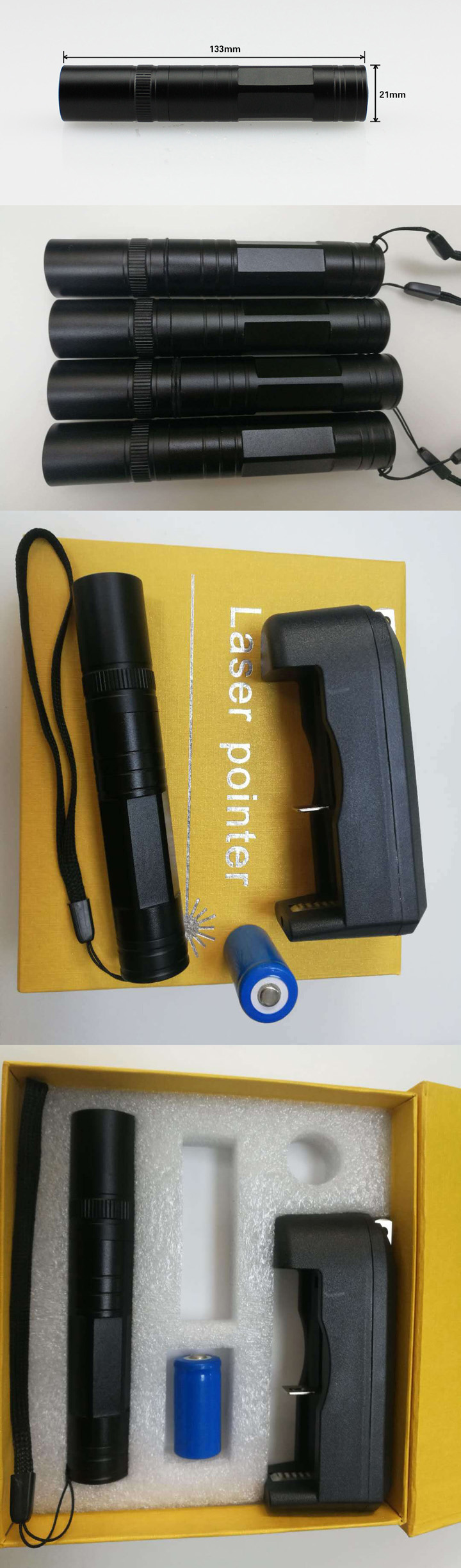 Pointeur laser vert pour la vente en gros