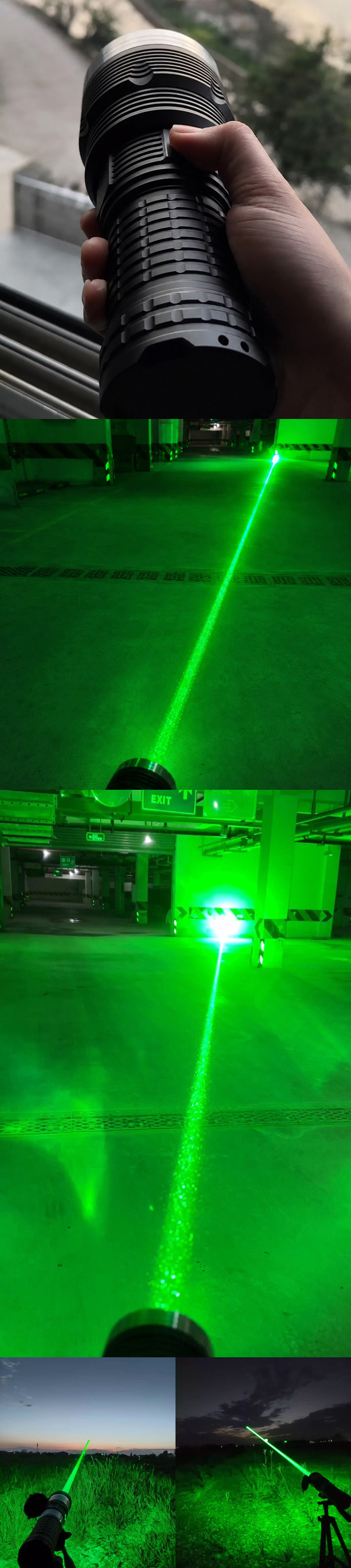 Pointeur laser vert le plus puissant au monde