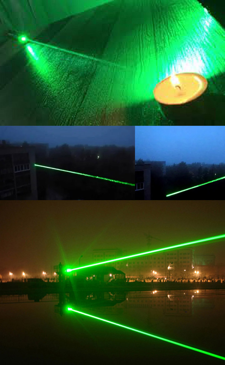 laser vert puissant