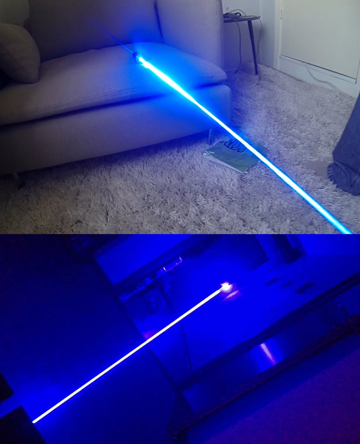 pointeur laser bleu haute puissance