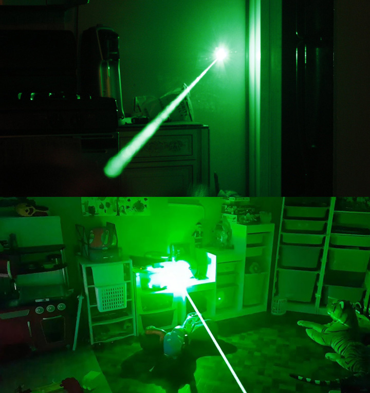 pointeur laser vert surpuissant