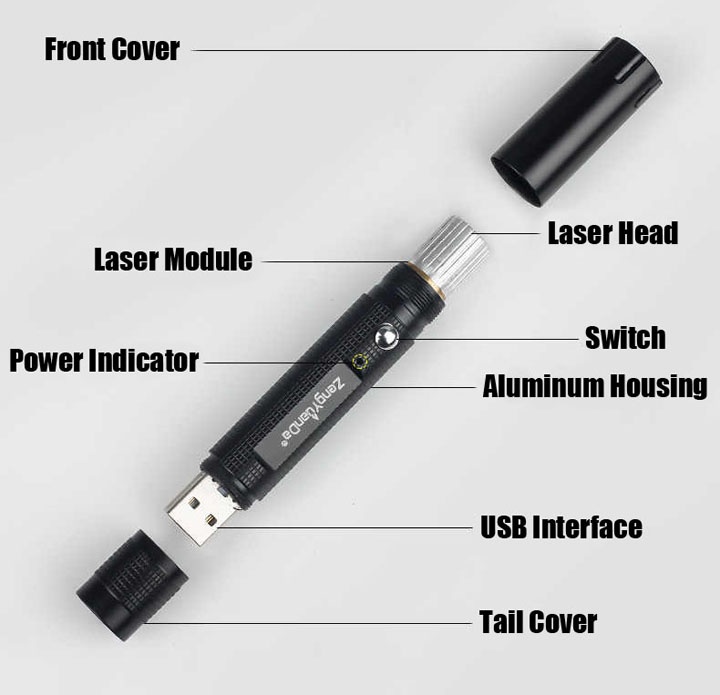 pointeur laser USB