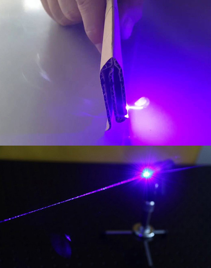 pointeur laser violet puissant