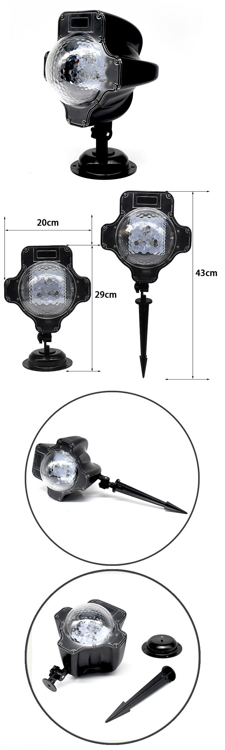 Projecteur laser extérieur