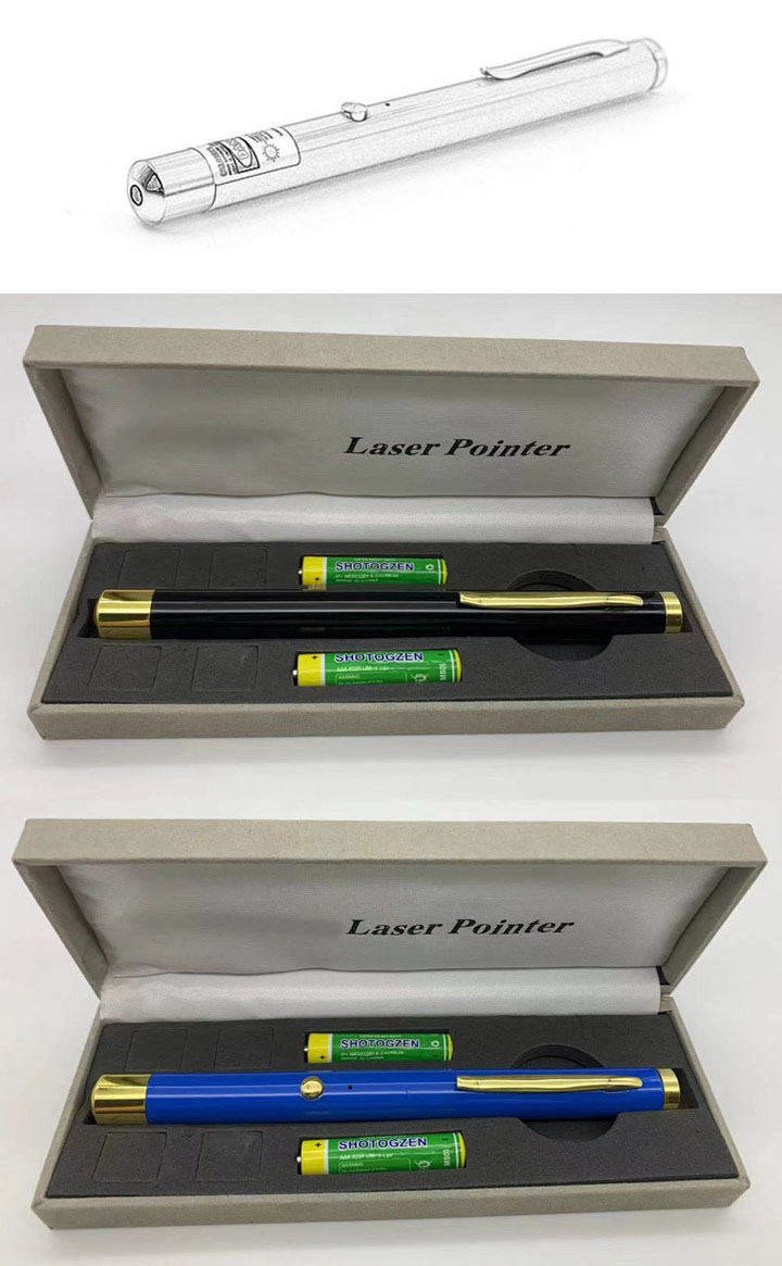 Stylo laser 488nm 100mW