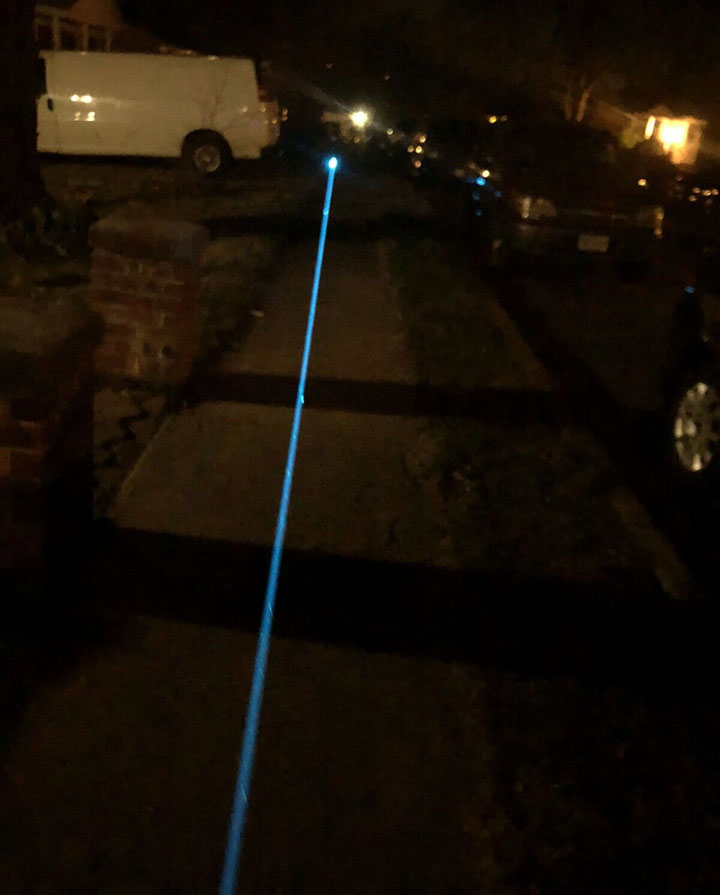 stylo laser bleu 488 nm