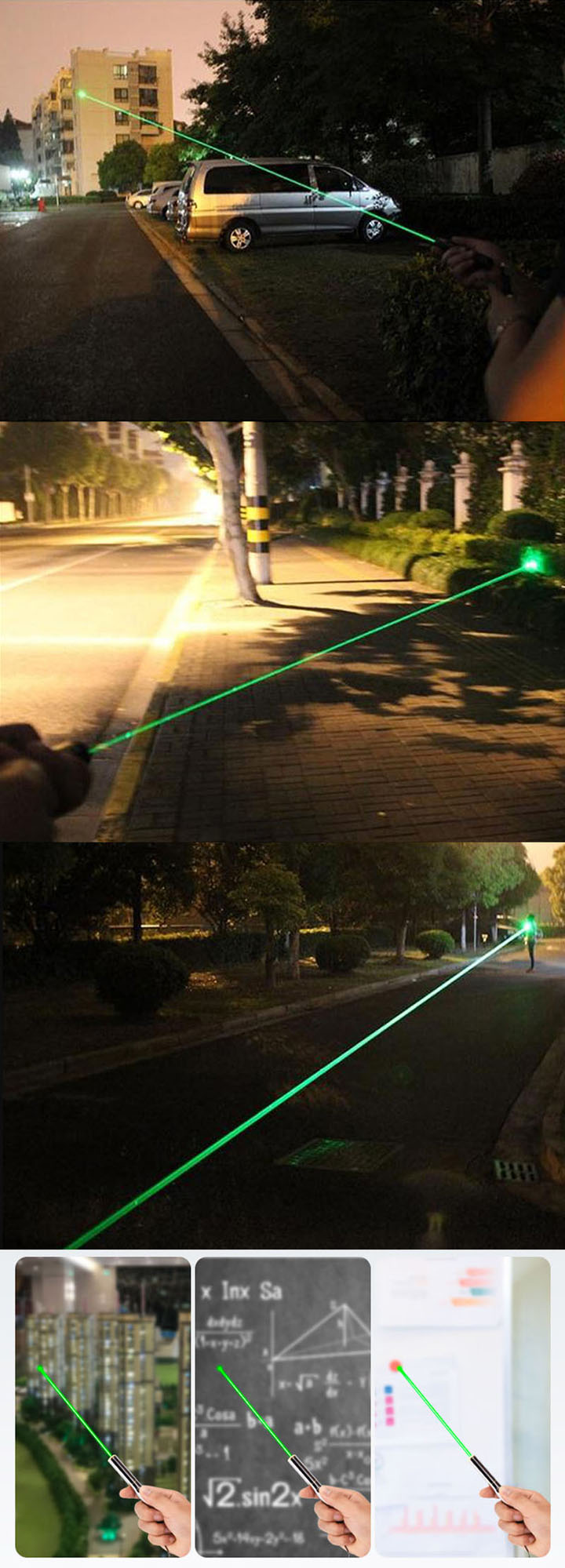 stylo laser lumière verte