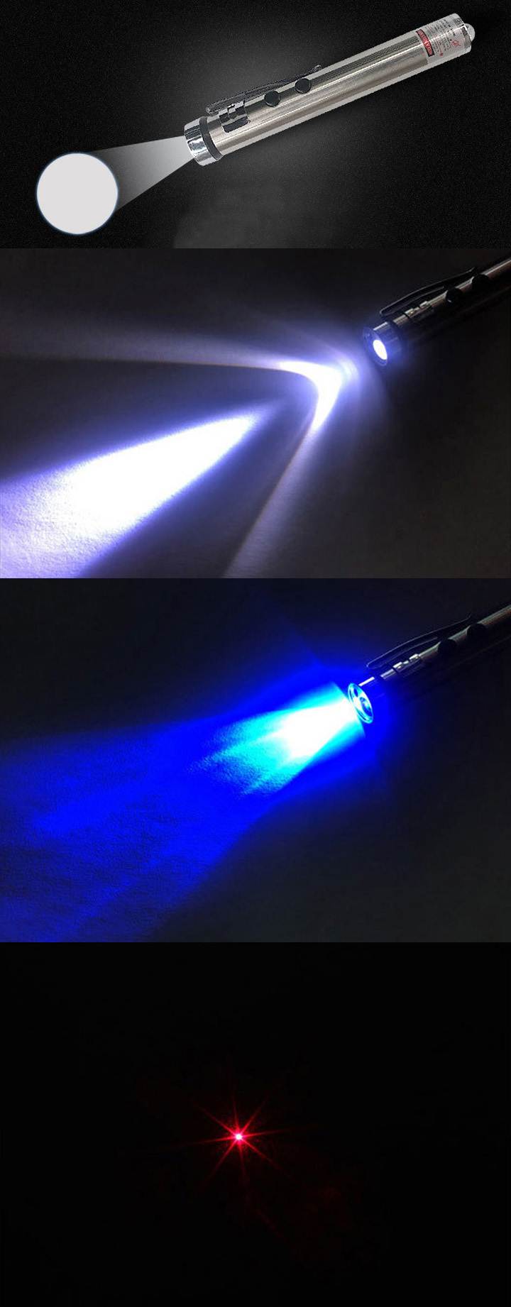 laser rouge avec LED