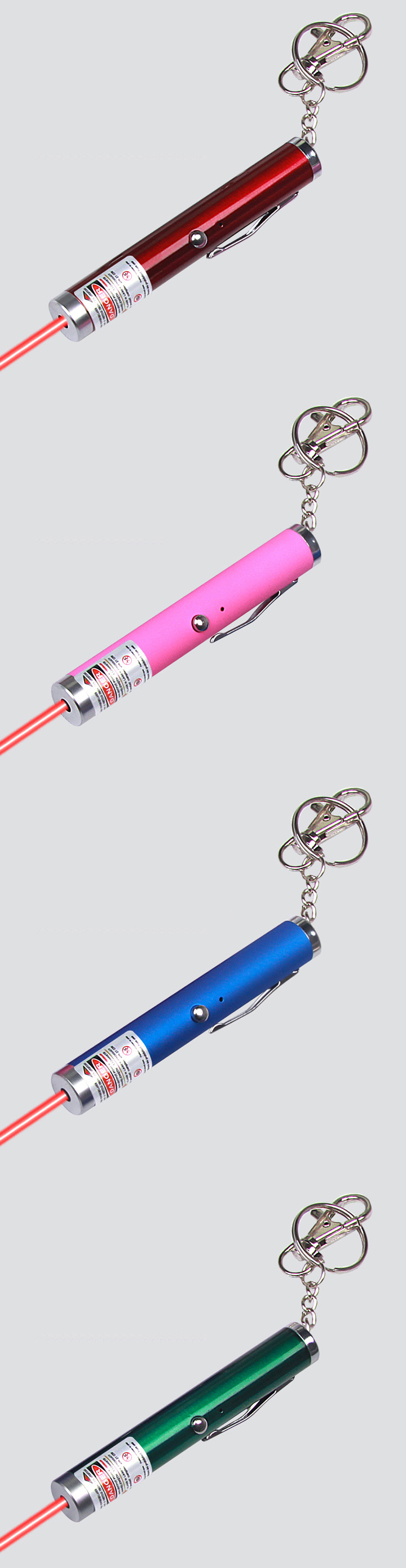 stylo laser avec porte-clés