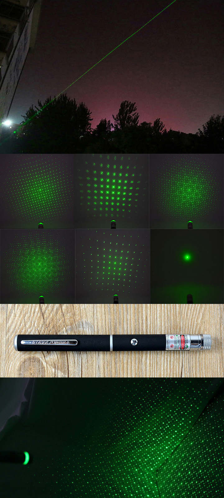 Stylo laser vert