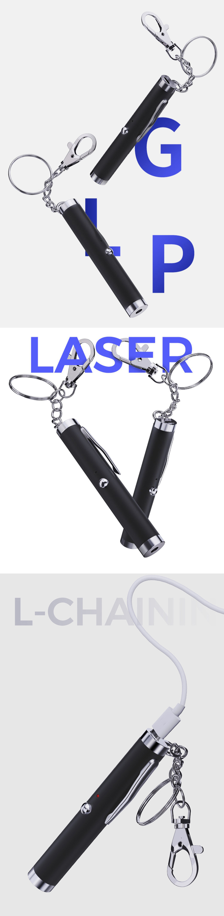 Stylo pointeur laser rouge 5-100mW classe 3 avec embouts