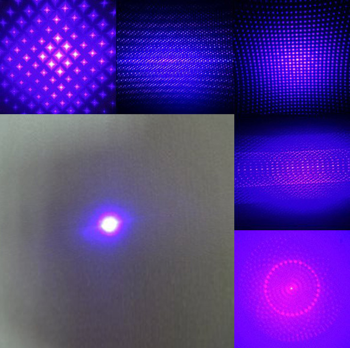 laser violet avec embouts