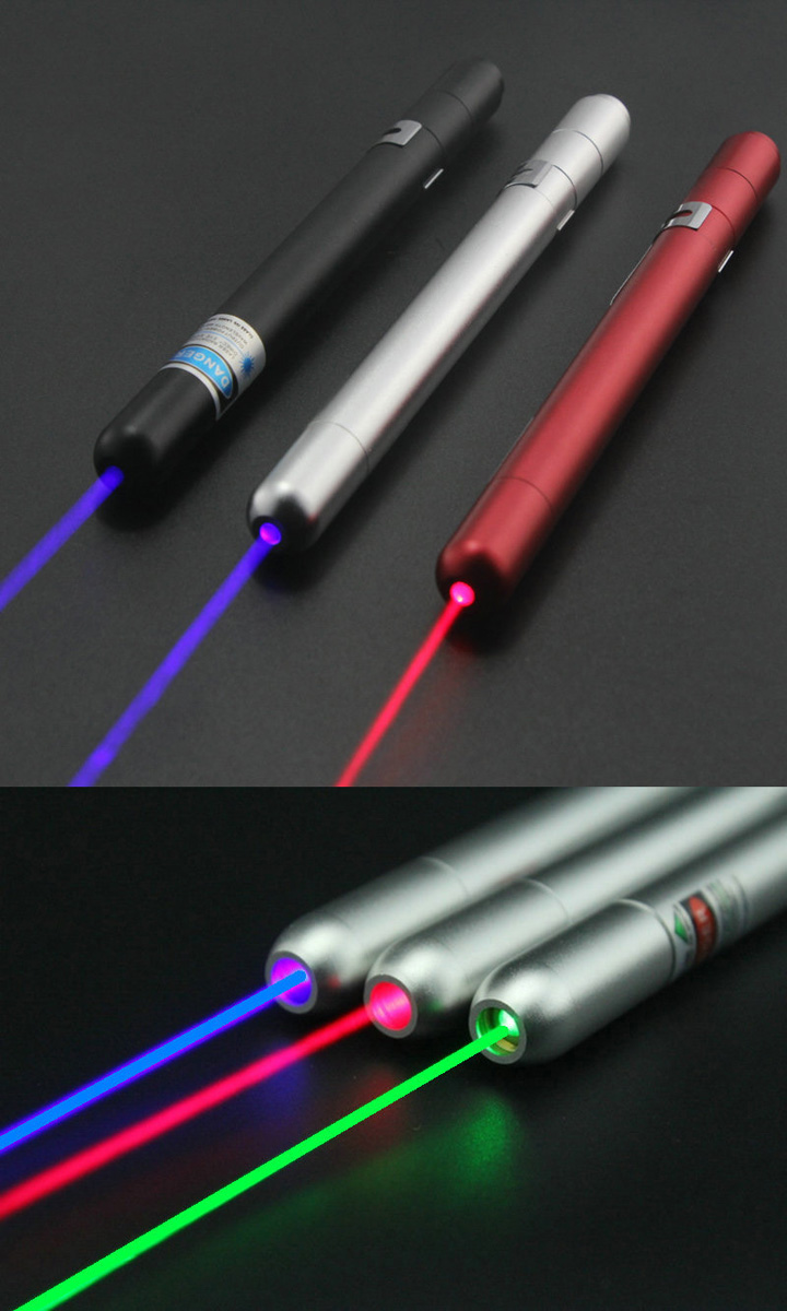 stylo laser bleu puissant