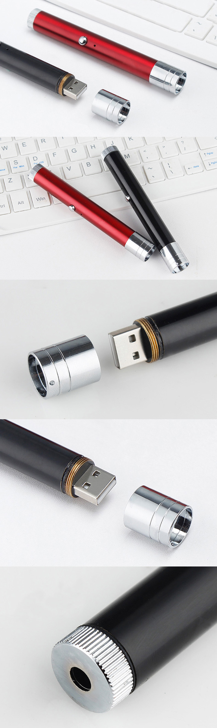 stylo laser rechargeable USB