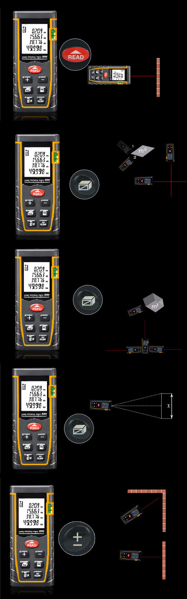 télémètre laser 100m