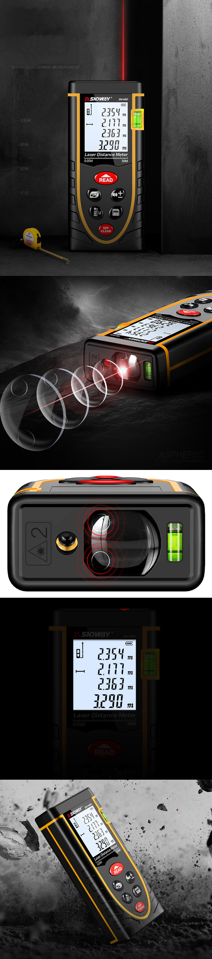 télémètre laser avec Bluetooth