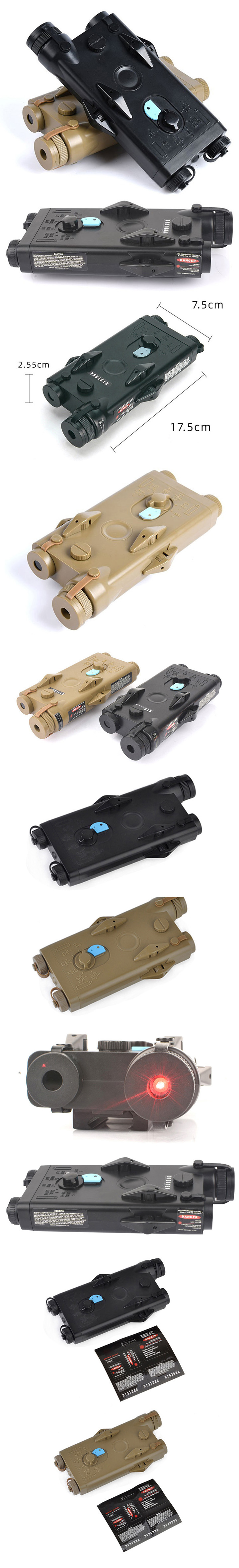 Viseur laser tactique professionnel