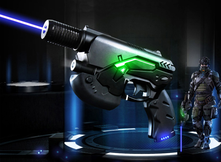 pistolet laser