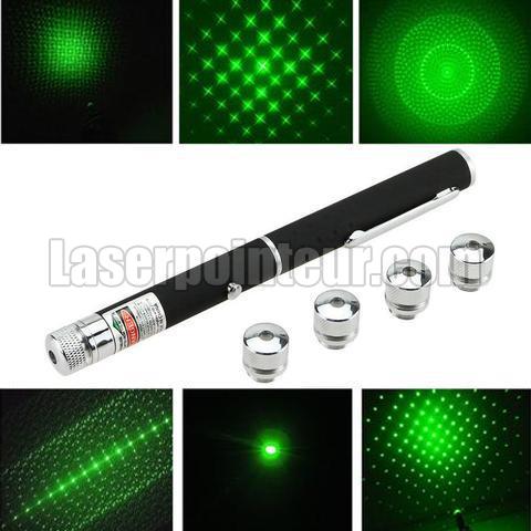 LT-5MW 532nm imperméable Silver stylo pointeur laser vert - FR -  Laserpointerpro