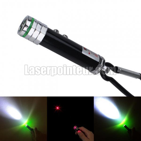 Pointeur laser, pointeur laser pour chat, pointeur de lumière LED rouge,  jouets pour chat pour chats d'intérieur, parc à projection laser longue  portée 3 modes, pointeur de chargement USB