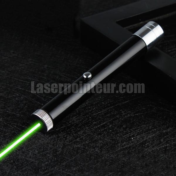 Stylo laser vert rechargeable USB 150mW de petite taille